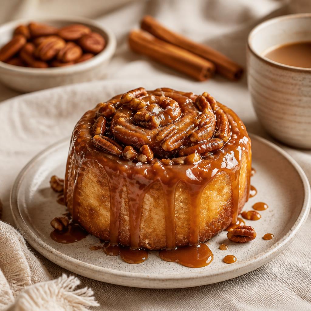 Cinnamon roll Caramel Pecan