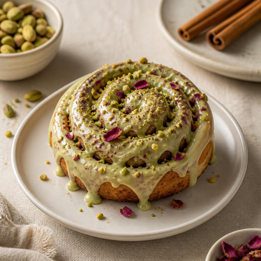 Cinnamon roll Pistachio